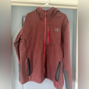 North face full zip sweatshirt